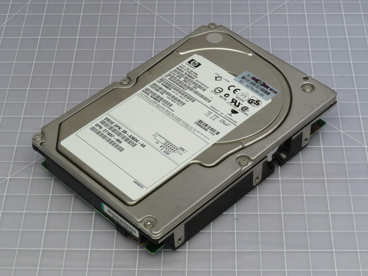 HP BD07285A25 286712 005 72.8 GB 10 K APM Hard Drive DIsk T188579